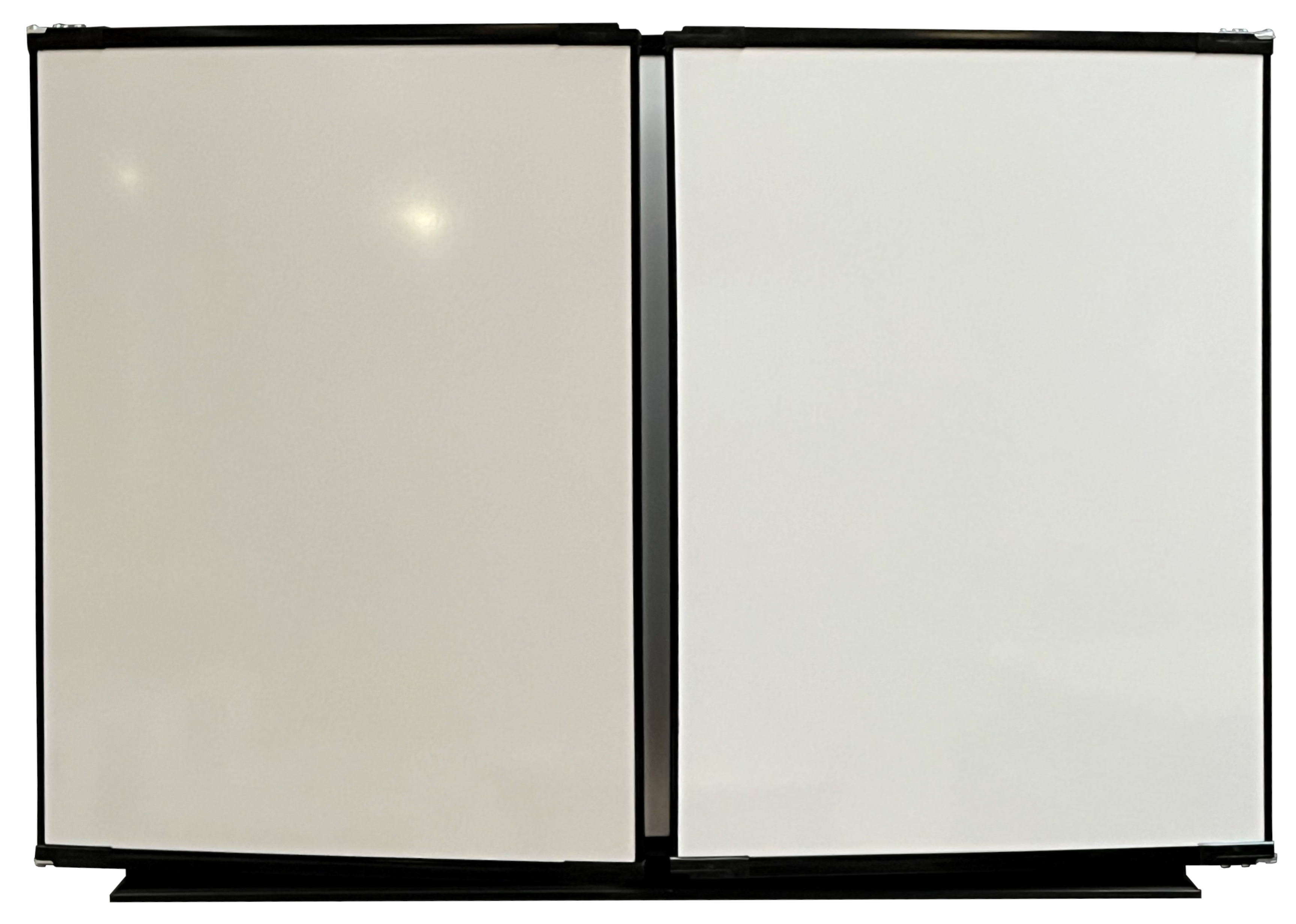 Solution triple board with black frame